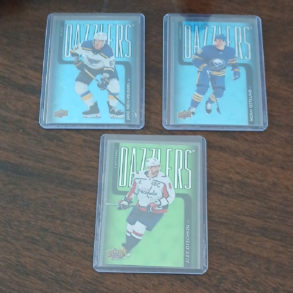 Upper Deck Dazzlers Hockey Trading Cards - Ovechkin Neighbours Ostlund